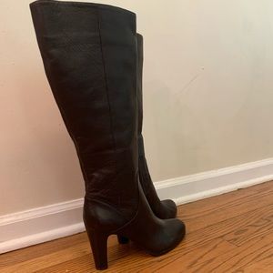Antonio Melani knee high brown leather boots